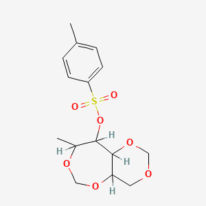 (8-methyl-4a,8,9,9a-tetrahydro-4H-[1,3]dioxino[5,4-d][1,3]dioxepin-9-yl) 4-methylbenzenesulfonate