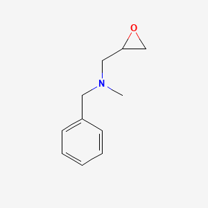 molecular formula C11H15NO B1280113 苄基(甲基)(氧杂环-2-基甲基)胺 CAS No. 14321-26-7