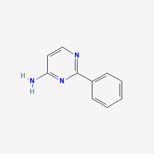 molecular formula C10H9N3 B1280114 2-苯基嘧啶-4-胺 CAS No. 33630-25-0