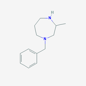 molecular formula C13H20N2 B1280122 1-Benzyl-3-methyl-1,4-diazepane CAS No. 342625-71-2