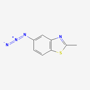molecular formula C8H6N4S B1280123 5-Azido-2-methyl-1,3-benzothiazole CAS No. 23085-29-2