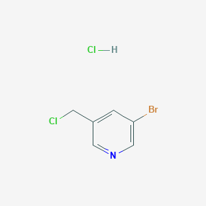 molecular formula C6H6BrCl2N B1280137 3-Bromo-5-(chloromethyl)pyridine hydrochloride CAS No. 39741-46-3