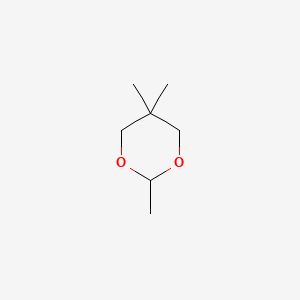 molecular formula C7H14O2 B1280139 1,3-二恶烷，2,5,5-三甲基- CAS No. 766-33-6