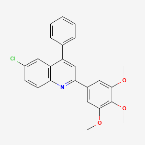 6-Chloro-4-phenyl-2-(3,4,5-trimethoxyphenyl)quinoline