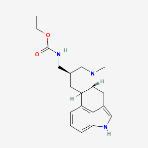 ((6-Methyl-8-beta-ergolinyl)methyl)carbamic acid ethyl ester