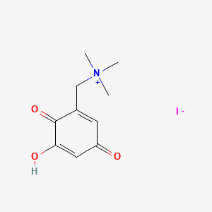 1,4-Cyclohexadiene-1-methanaminium, 5-hydoxy-N,N,N-trimethyl-3,6-dioxo-, iodide