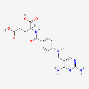 2-[[4-[(2,4-Diaminopyrimidin-5-yl)methyl-methyl-amino]benzoyl]amino]pentanedioic acid