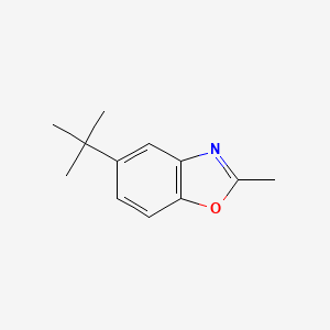 B1280155 5-(tert-Butyl)-2-methylbenzoxazole CAS No. 40874-54-2