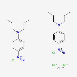 zinc;4-(dipropylamino)benzenediazonium;tetrachloride