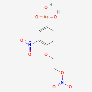 (4-(2-(Nitrooxy)ethoxy)-3-nitrophenyl)arsonic acid