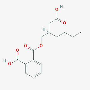 molecular formula C16H20O6 B128017 邻苯二甲酸单[2-(羧甲基)己基]酯 CAS No. 82975-93-7