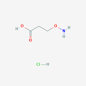 molecular formula C3H8ClNO3 B1280172 3-(氨氧基)丙酸盐酸盐 CAS No. 5251-77-4