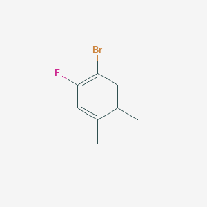 molecular formula C8H8BrF B1280176 1-Bromo-2-fluoro-4,5-dimethylbenzene CAS No. 5100-97-0