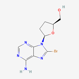 Adenosine, 8-bromo-2',3'-dideoxy-