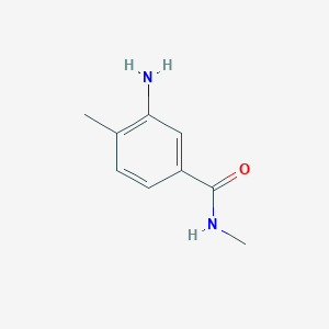 molecular formula C9H12N2O B1280178 3-氨基-N,4-二甲基苯甲酰胺 CAS No. 54884-19-4