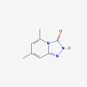 5,7-Dimethyl(1,2,4)triazolo(4,3-a)pyridin-3(2H)-one