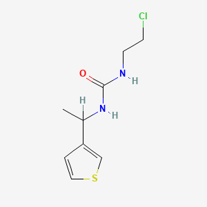 1-(2-Chloroethyl)-3-(alpha-methyl-3-thenyl)urea