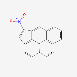 molecular formula C18H9NO2 B12801874 Cyclopenta(cd)pyrene, 4-nitro- CAS No. 102859-52-9