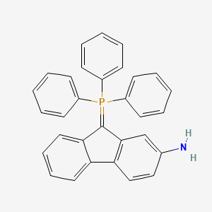 molecular formula C31H24NP B12801966 9-(Triphenylphosphoranylidene)-9H-fluoren-2-amine CAS No. 7151-70-4