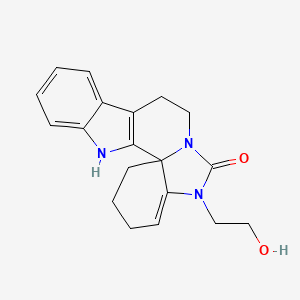 15-(2-hydroxyethyl)-3,13,15-triazapentacyclo[11.7.0.01,16.02,10.04,9]icosa-2(10),4,6,8,16-pentaen-14-one