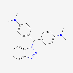 Benzenamine, 4,4'-(1H-benzotriazol-1-ylmethylene)bis[N,N-dimethyl-