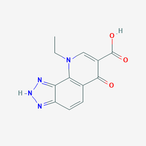 B128021 4-Ethyl-4,7-dihydrotriazolo(4,5-h)quinolin-7-one-6-carboxylic acid CAS No. 145548-82-9