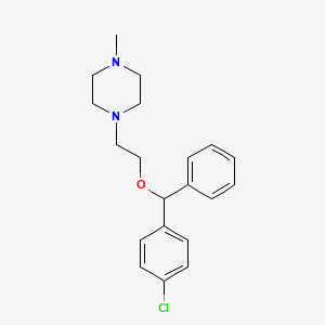 1-(2-((4-Chlorophenyl)phenylmethoxy)ethyl)-4-methylpiperazine