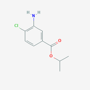 molecular formula C10H12ClNO2 B1280237 3-氨基-4-氯苯甲酸异丙酯 CAS No. 343773-02-4
