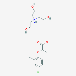 2-(4-Chloro-2-methylphenoxy)propanoate;tris(2-hydroxyethyl)azanium