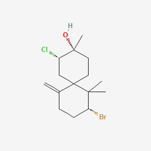 (4R,9R,10S)-4-bromo-10-chloro-5,5,9-trimethyl-1-methylidenespiro[5.5]undecan-9-ol