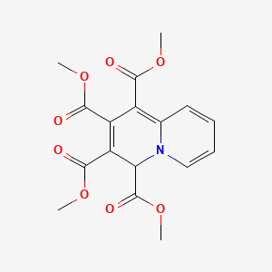 Tetramethyl 4H-quinolizine-1,2,3,4-tetracarboxylate