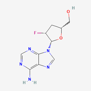 9-(2,3-Dideoxy-2-fluoro-beta-L-threo-pentofuranosyl)adenine