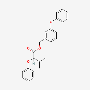 Butanoic acid, 3-methyl-2-phenoxy-, (3-phenoxyphenyl)methyl ester