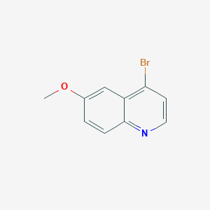 molecular formula C10H8BrNO B1280280 4-溴-6-甲氧基喹啉 CAS No. 42881-66-3