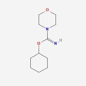 Cyclohexyl 4-morpholinecarboximidoate