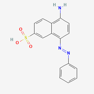 2-Naphthalenesulfonic acid, 5-(or 8)-amino-8(or 5)-(phenylazo)-