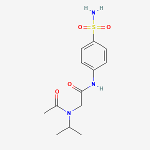 2-(Acetyl(isopropyl)amino)-N-(4-(aminosulfonyl)phenyl)acetamide