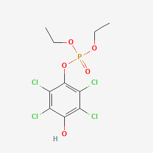 Diethyl 2,3,5,6-tetrachloro-4-hydroxyphenyl phosphate