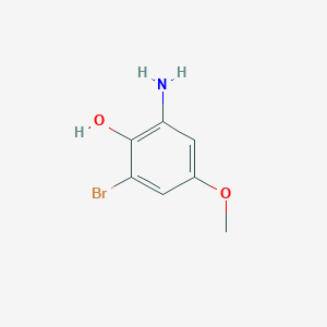molecular formula C7H8BrNO2 B1280298 2-Amino-6-Bromo-4-Methoxyphenol CAS No. 206872-01-7