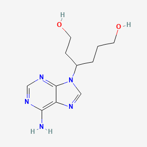 3-(9H-6-Aminopurin-9-yl)hexane-1,6-diol