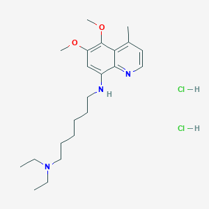 N1-(5,6-Dimethoxy-4-methylquinolin-8-yl)-N6,N6-diethylhexane-1,6-diamine dihydrochloride