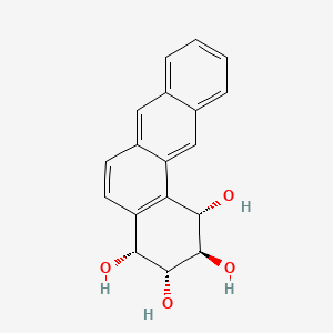 (1S,2R,3R,4R)-1,2,3,4-Tetrahydrobenzo(a)anthracene-1,2,3,4-tetrol