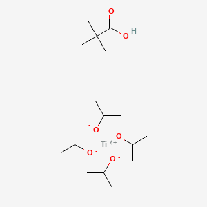 2,2-Dimethylpropanoic acid;propan-2-olate;titanium(4+)