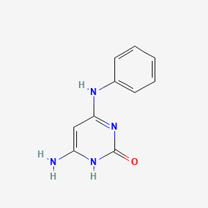 6-amino-4-anilino-1H-pyrimidin-2-one