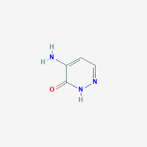 molecular formula C4H5N3O B1280328 4-氨基哒嗪-3(2H)-酮 CAS No. 55271-46-0