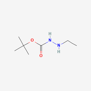 molecular formula C7H16N2O2 B1280331 叔丁基 2-乙基肼基甲酸酯 CAS No. 476362-41-1