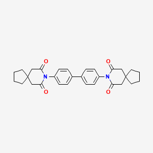 8-[4-[4-(7,9-Dioxo-8-azaspiro[4.5]decan-8-yl)phenyl]phenyl]-8-azaspiro[4.5]decane-7,9-dione