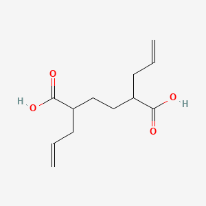 molecular formula C12H18O4 B12803401 2,5-Diallylhexanedioic acid CAS No. 6339-65-7