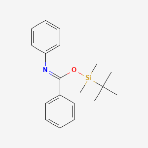 molecular formula C19H25NOSi B1280342 叔丁基二甲基甲硅烷基 N-苯甲酰亚胺 CAS No. 404392-70-7