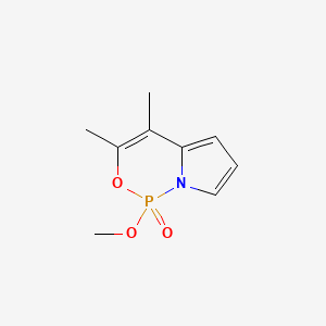 1-Methoxy-3,4-dimethylpyrrolo(1,2-c)(1,3,2)oxazaphosphinine 1-oxide